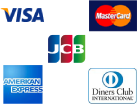 VISA��Master Card��JCB��American Express��Diners Club