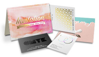 箔押しカード印刷