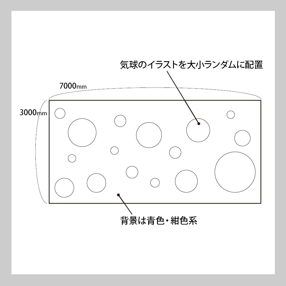 子供部屋の壁紙 デザイン制作例 Creativestation ウエーブのデザイン制作サービス