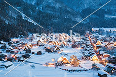 [1月] 日本　冬の白川郷