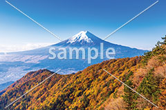 [10月] 富士山と三ツ峠山