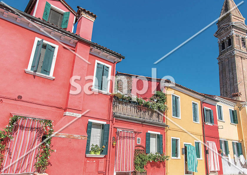 [4月] イタリア　ヴェネツィア　ブラーノ島