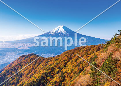 [10月] 富士山と三ツ峠山