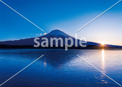 [1月] 田貫湖と富士山の夜明け
