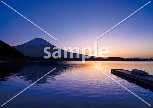 [1月] 田貫湖　夜明けの富士山