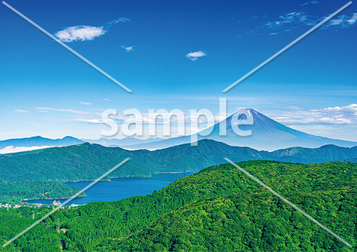 [6月] 箱根から眺める富士山