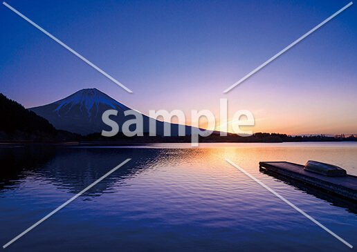 [1月] 田貫湖　夜明けの富士山
