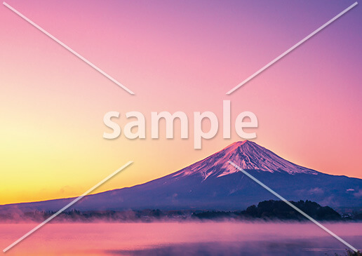 [1月] 富士山の朝焼け
