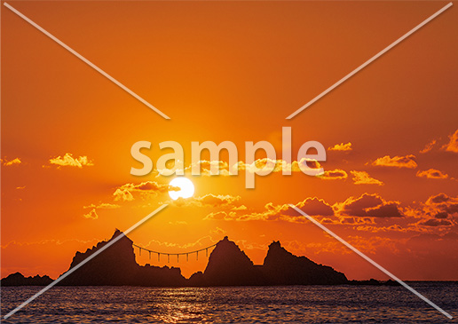 [1月] 真鶴半島三ツ石海岸からの日の出