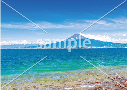 [8月] 西伊豆から臨む富士山