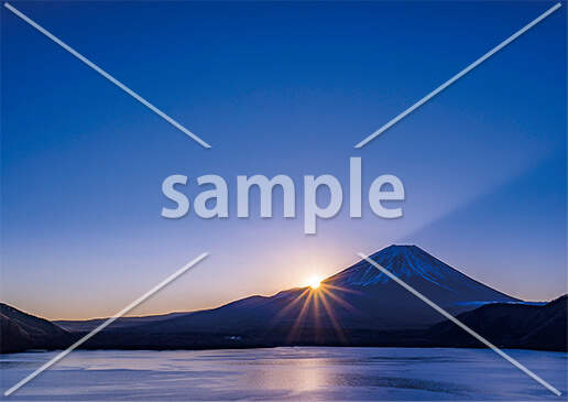 [1月] 富士山と本栖湖