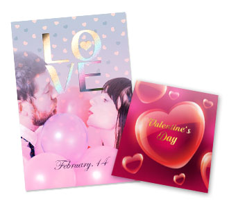 キラッと光る箔押しカード印刷