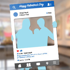 自由カットパネル+くり抜き加工