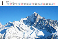 ハガキサイズ卓上プラスチックケース入りカレンダー(Aタイプ)