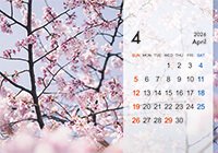 B6サイズ卓上プラスチックケース入りカレンダー（Bタイプ）