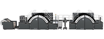 インクジェット方式のデジタル印刷機（本文の印刷）