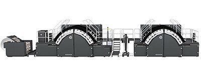 インクジェット方式のデジタル印刷機（本文の印刷）