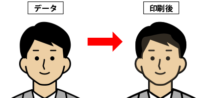 オーバープリントの失敗例1