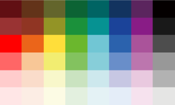 色の変換イメージ、変換後