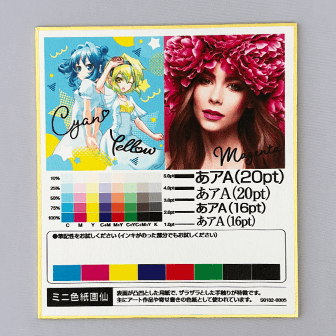 色紙（ミニ色紙）画仙