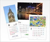 中綴じ冊子カレンダー印刷