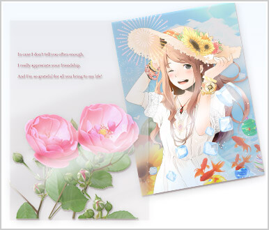 クリアポスター印刷