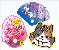 オリジナル型抜きECOうちわ