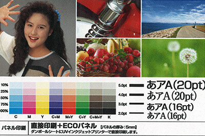 変更前のECOパネル+直接印刷