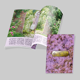 A4+箔押し加工:パンフレット、ファンブックなど