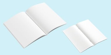 縦綴じ（長辺綴じ）