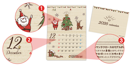 グッズ・ノベルティとしてカレンダーをつくる