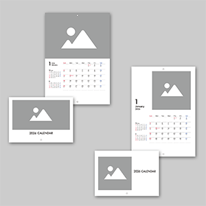 中綴じ冊子カレンダー