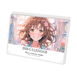 マイフォト名入れカレンダー：卓上プラスチックケース入りカレンダー