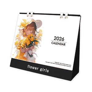 マイフォト名入れカレンダー：卓上ECOリング綴じカレンダー