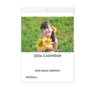 マイフォト名入れカレンダー：ECO壁掛けカレンダー（タンザック）