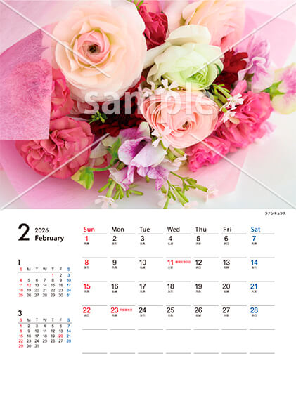 フラワー 2月