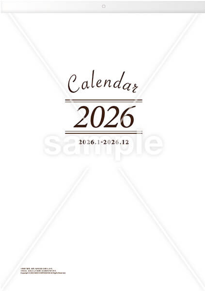 ホワイト（筆記体）