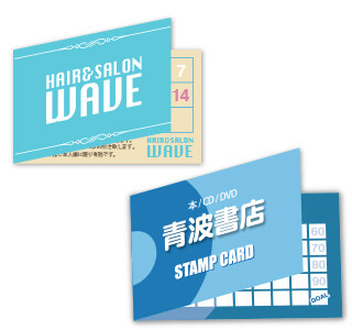 薄型2つ折り名刺[横型]