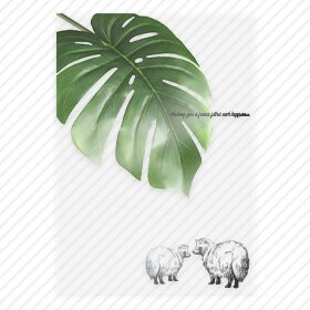 インテリアポスター：背景を透明にすると、浮き出たような表現ができます