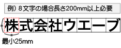 文字数について