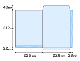 角A4封筒のサイズ・仕様