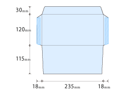 洋長3封筒のサイズ・仕様