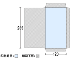 （Office用）長3封筒の展開図