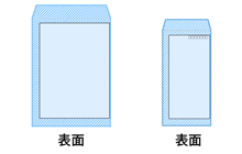 既製封筒刷込（オフセット）の色数