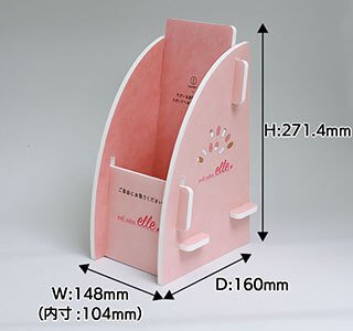 A4三つ折りリーフレットサイズ 卓上ラック