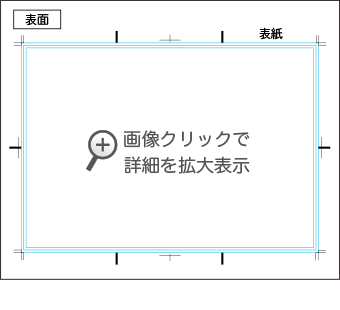C折りクロス2つ折り加工指示例
