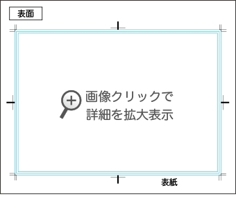 クロス8頁折り加工指示例