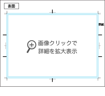 2つ折りクロスZ折り加工指示例