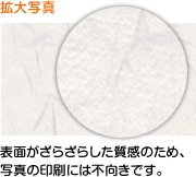 しこくてんれいは表面がざらざらした質感で写真には不向きです