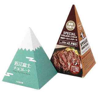 四角すいPOP（ピラミッド型POP）